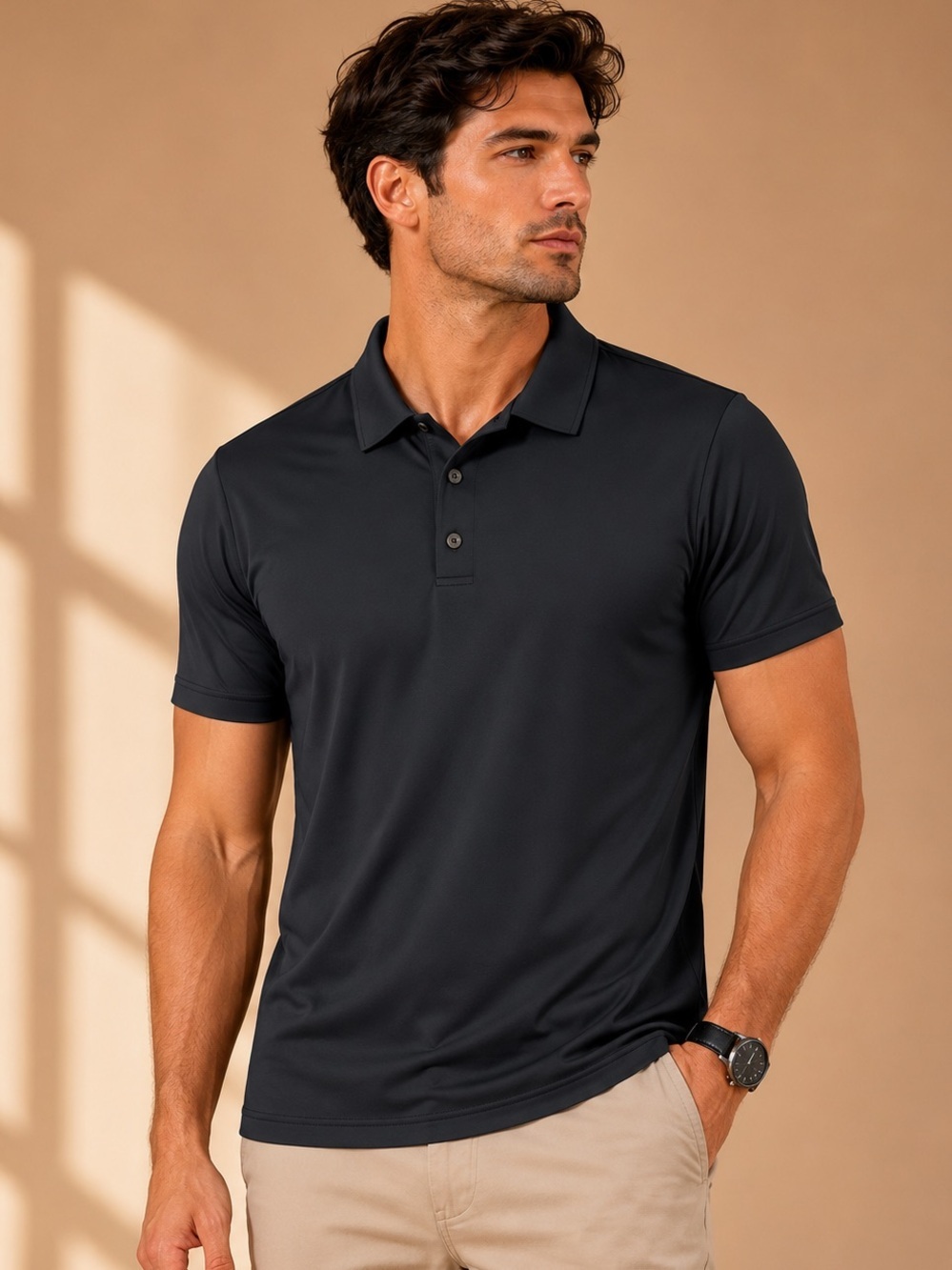 BCG Performance Polo Shirt Men’s Large Athletic Golf Activewear